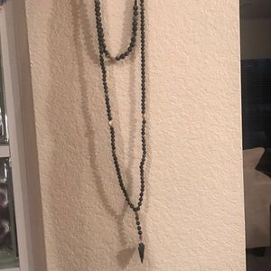 Long necklace/choker set